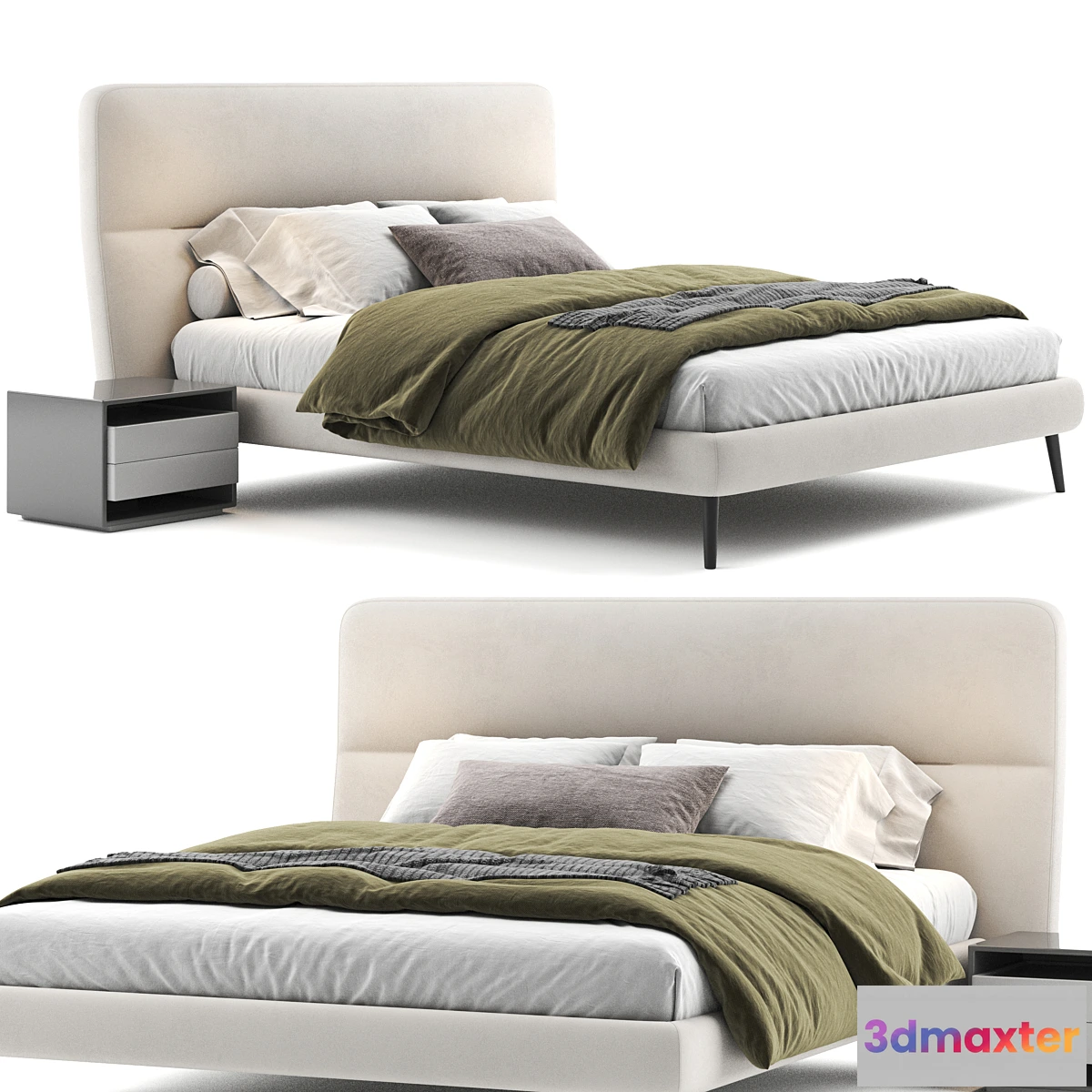 1446476 - TWILS DE LIGHT BED 3D Max