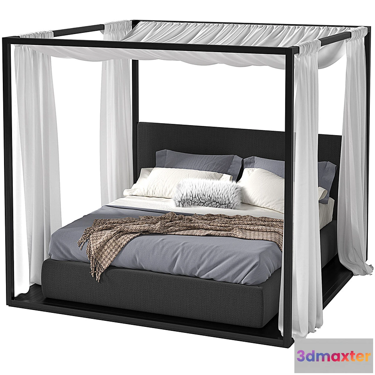 1447550 - Maxalto Alcova bed 3D Max
