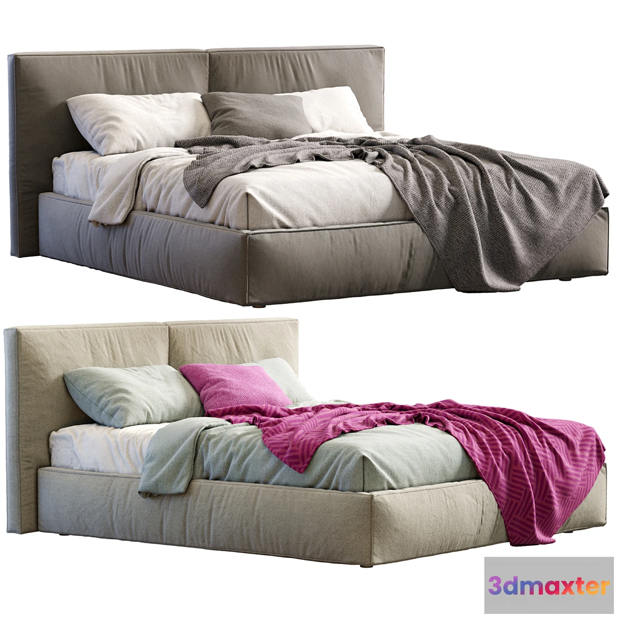 1448556 - Miller Bed By Flexteam 3D Max