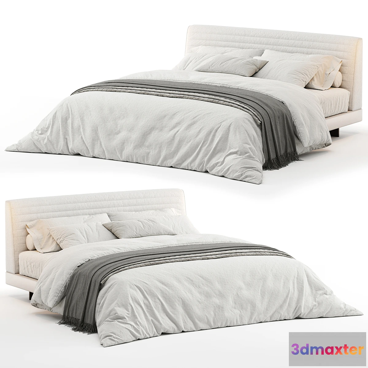 1448966 - Bed Minotti Roger 3D Max