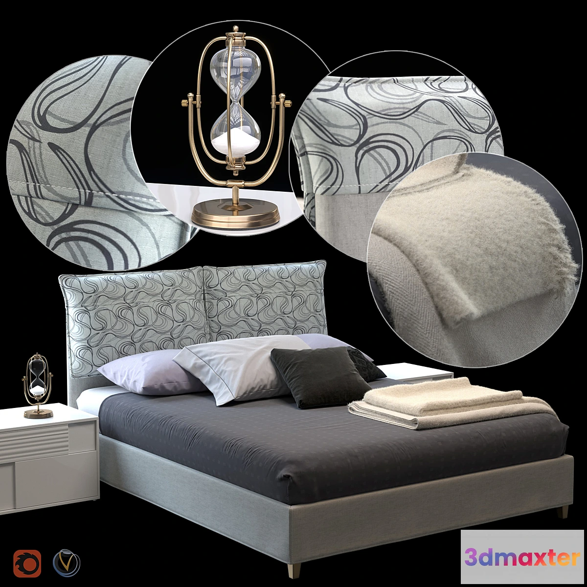 1450430 - ELEGANCE Bed by Greco Strom 3D Max