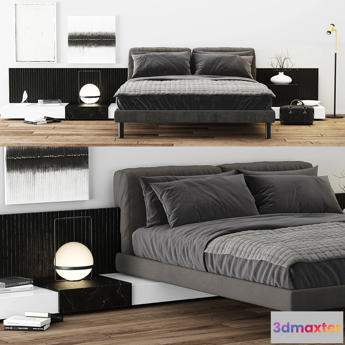 1451448 - Meridiani Cliff Bed 3D Max