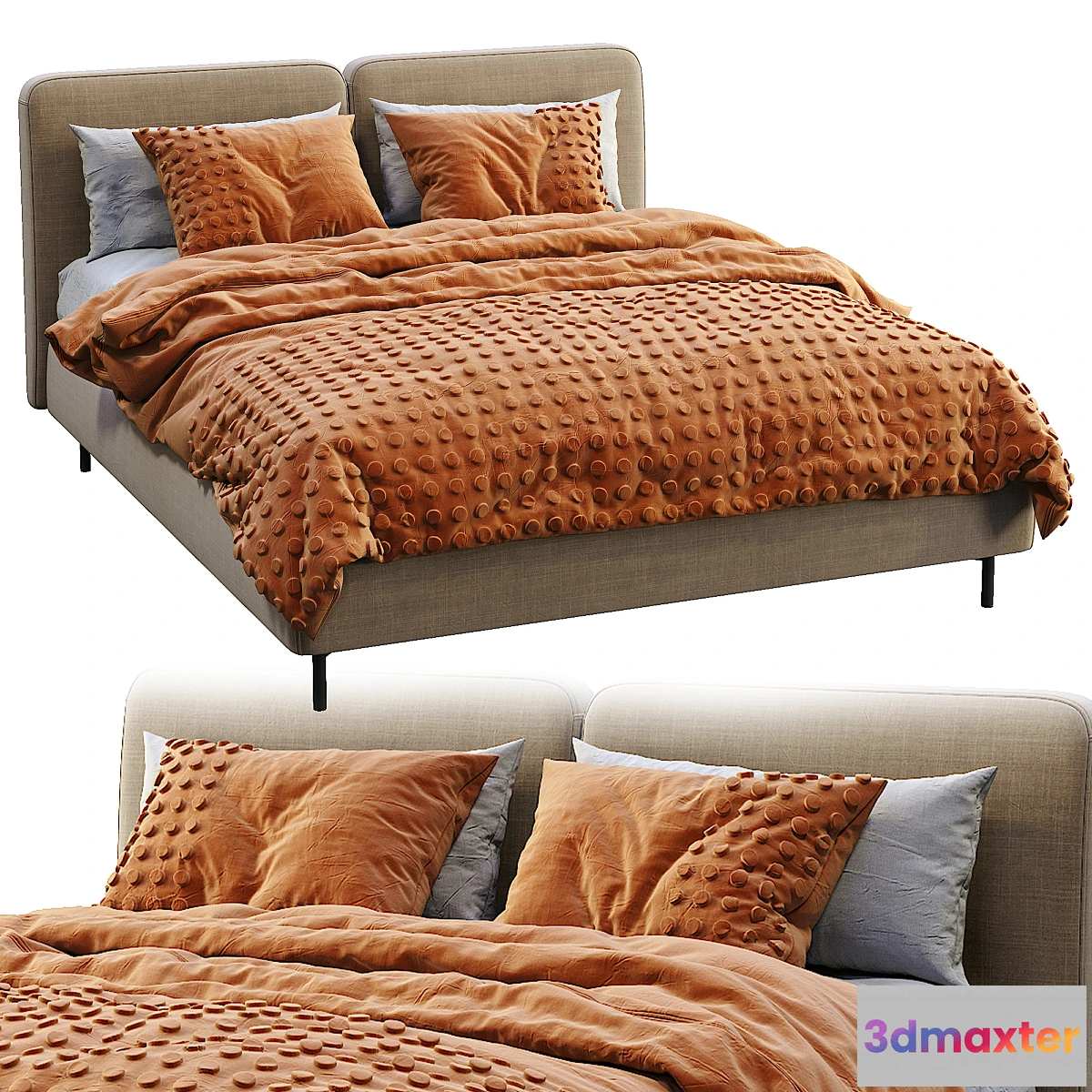 1451482 - Feel Bed By Bolzan 3D Max