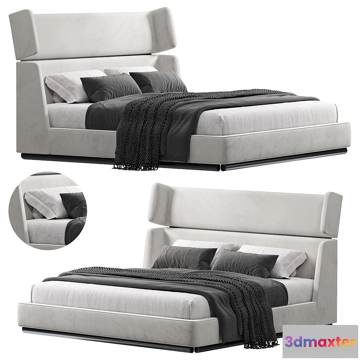 1452372 - REVERIE Bed By Visionnaire 3D Max