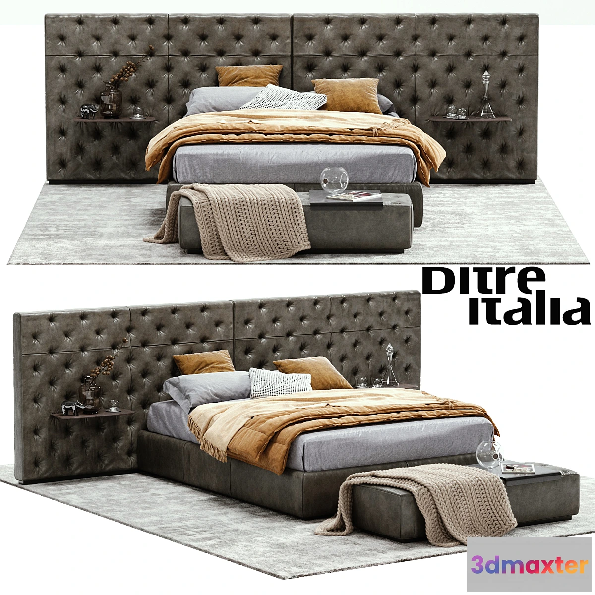 1452374 - Ditre Italia ECLECTICO Bed 3D Max