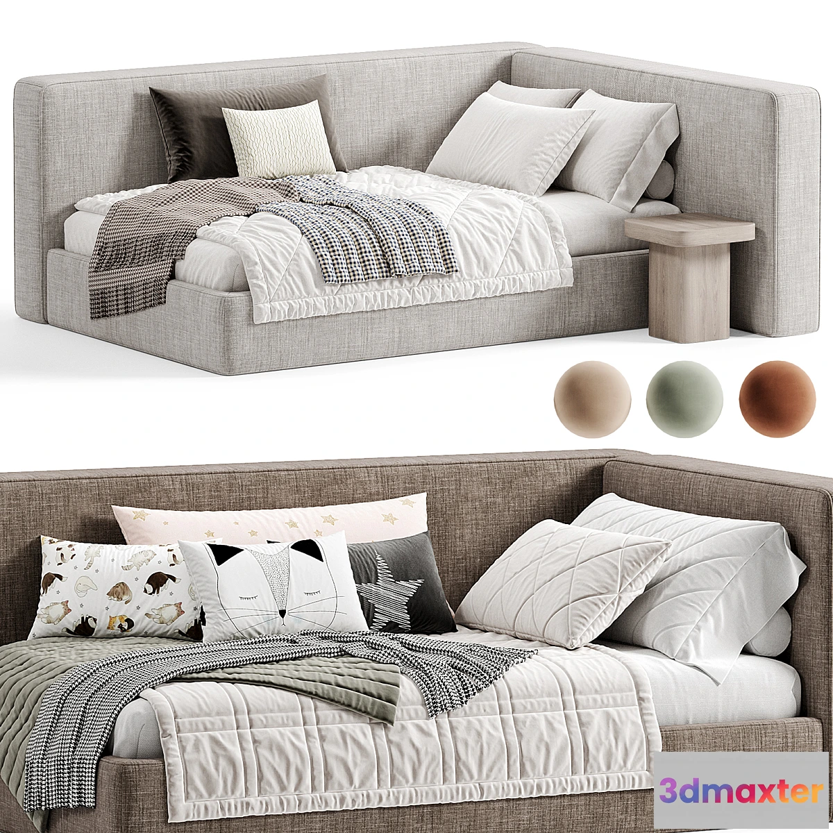 1452910 - LOFT KIDS Bed By Mebelform 3D Max