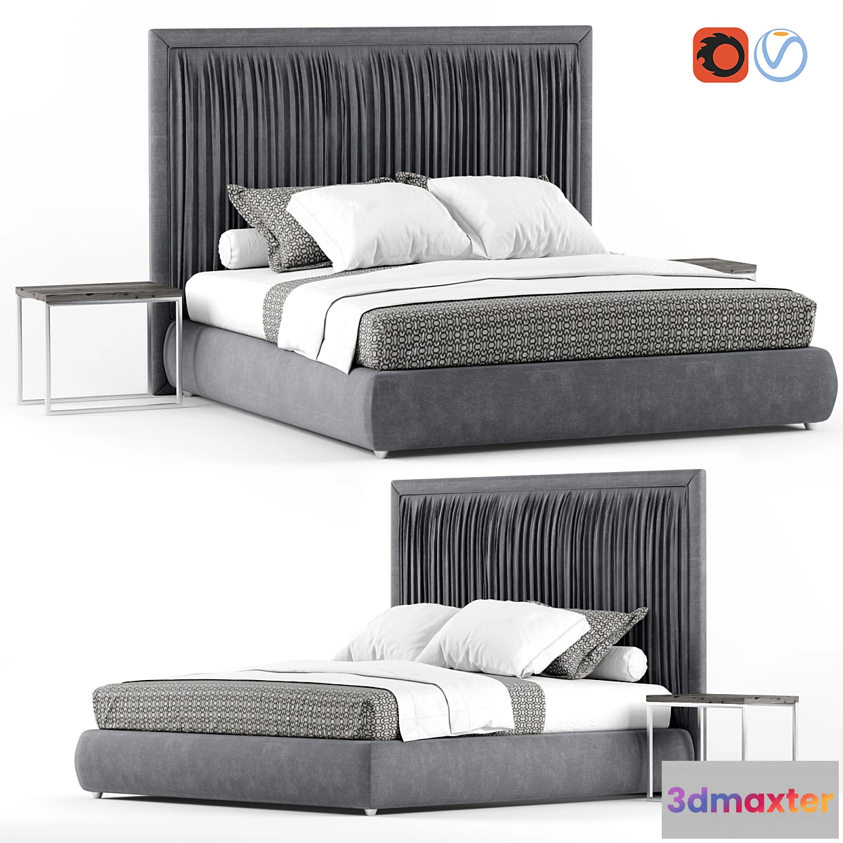 1453884 - Marelli Spenser bed 3D Max