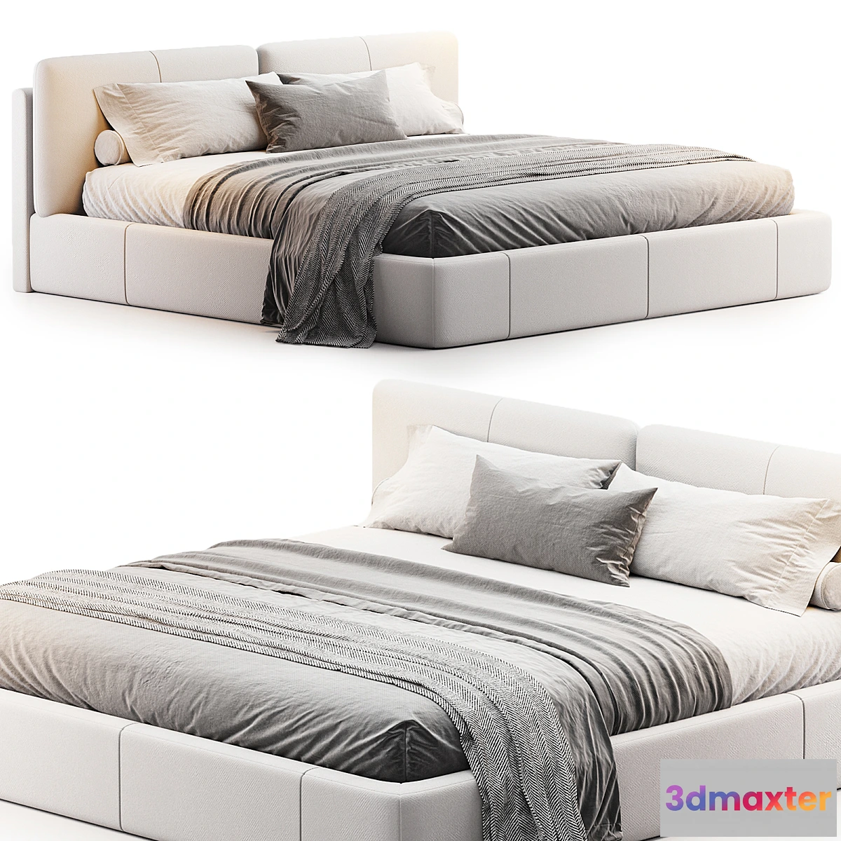 1454368 - LETTO Lulu Bed 3D Max