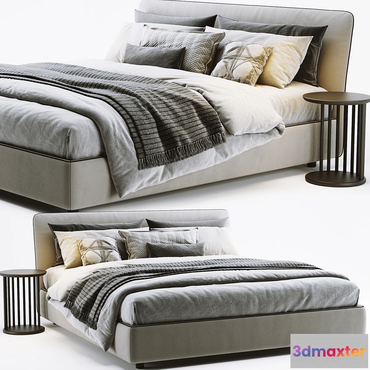 1454714 - Bonaldo Tonight Bed 3D Max