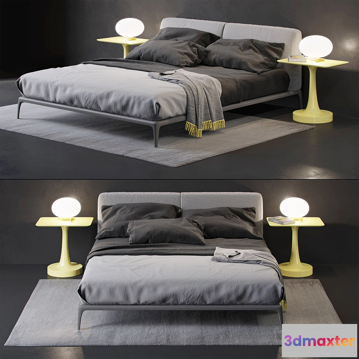 1455132 - poliform park bed 3D Max