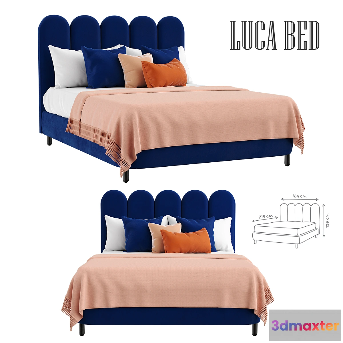 1455506 - LUCA bed from Love You Home 3D Max