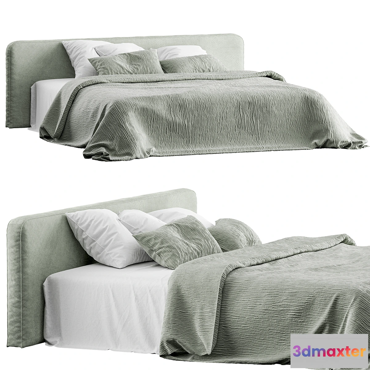 1456168 - Muslin bedding zara home 4 3D Max