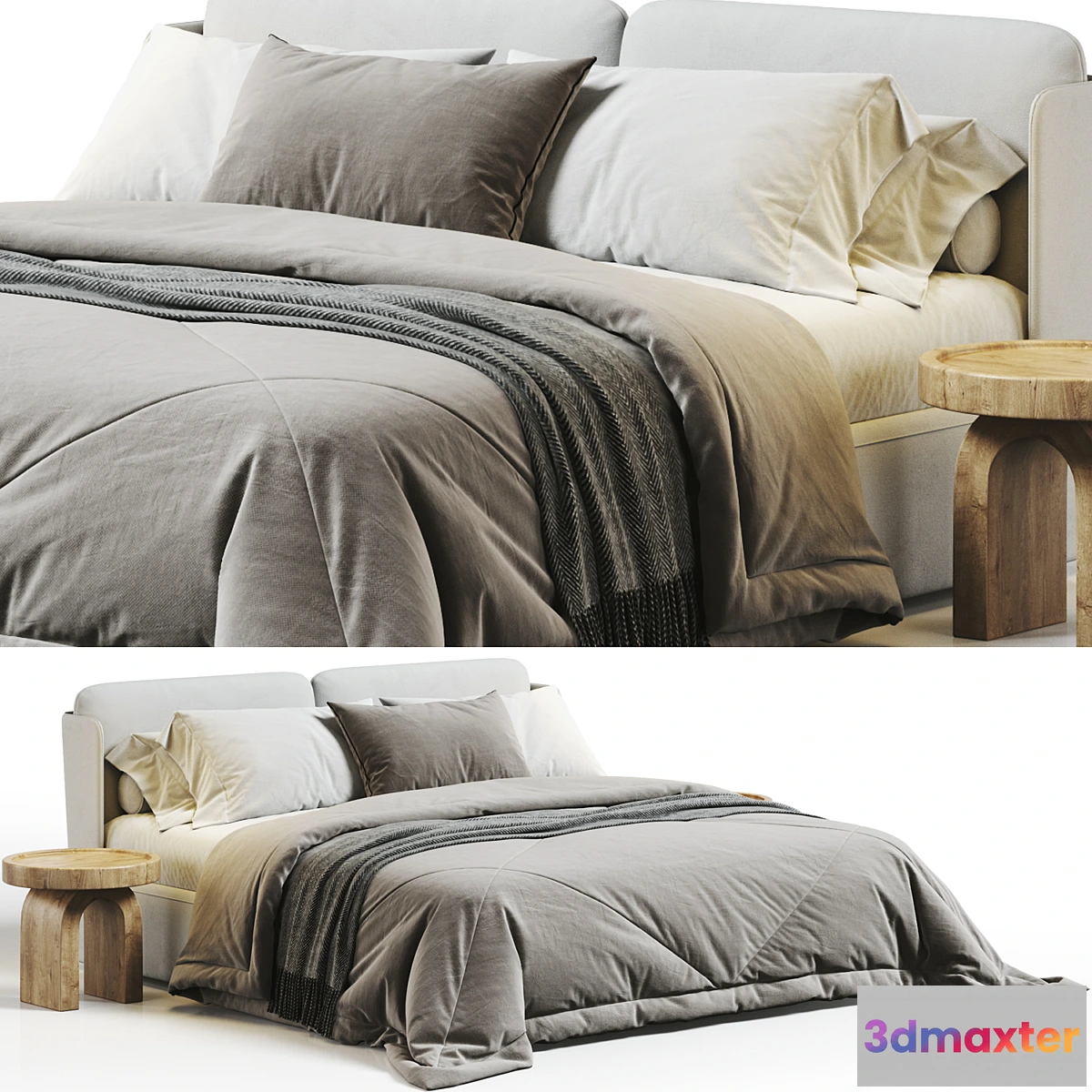 1456294 - Meridiani Kira Bed 3D Max