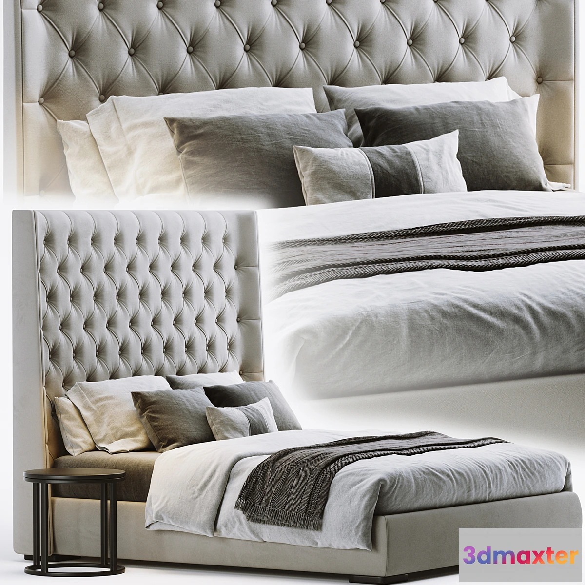 1456508 - Meridiani Turman Bed 3D Max