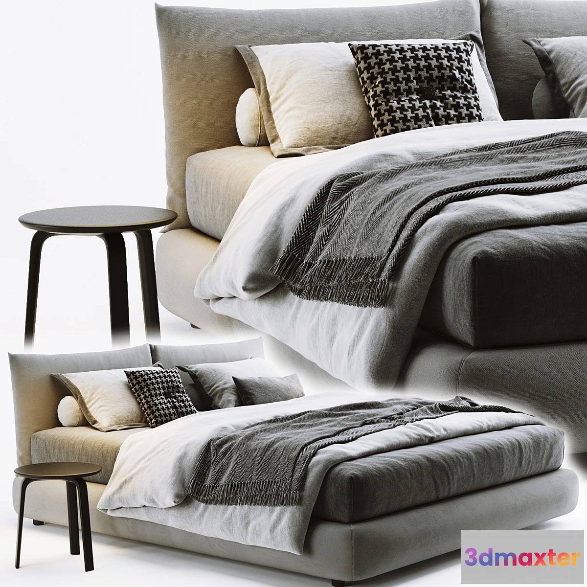 1457262 - Poliform Dream Bed 3D Max