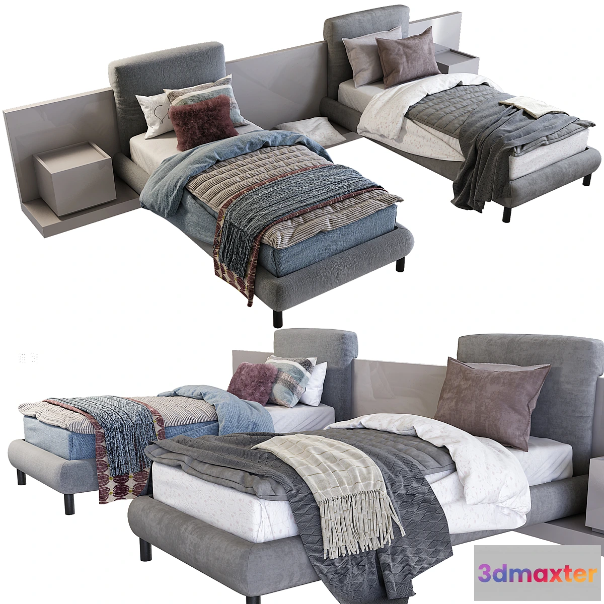 1457762 - CLIFF bed  Meridiani 3D Max