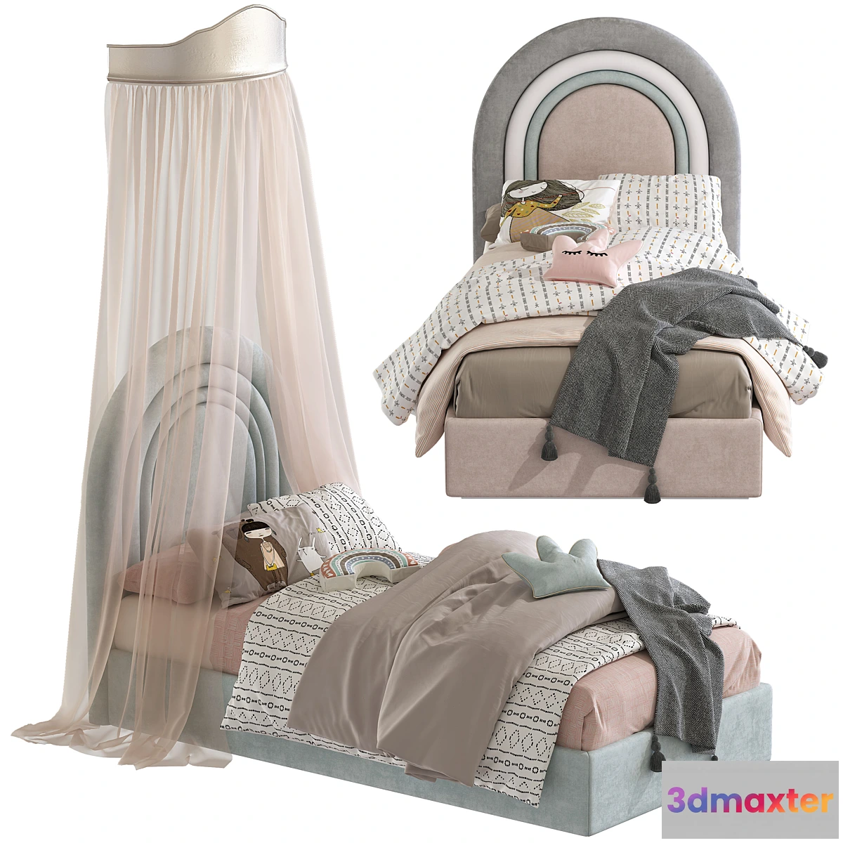 1457884 - Canopy bed 272 3D Max