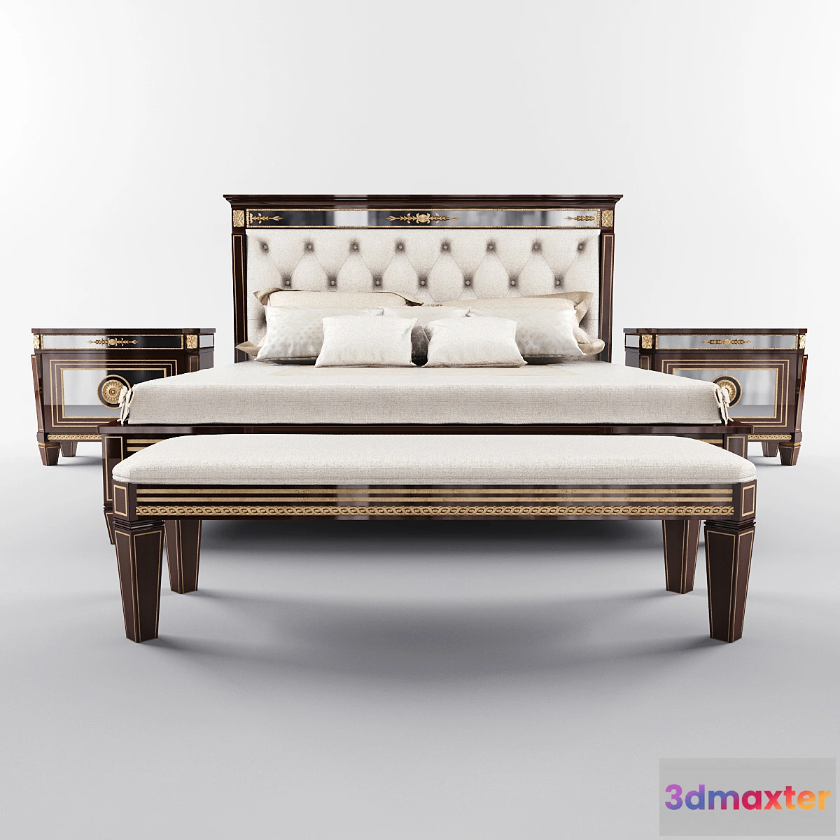 1458080 - mariner richmond bed 3D Max