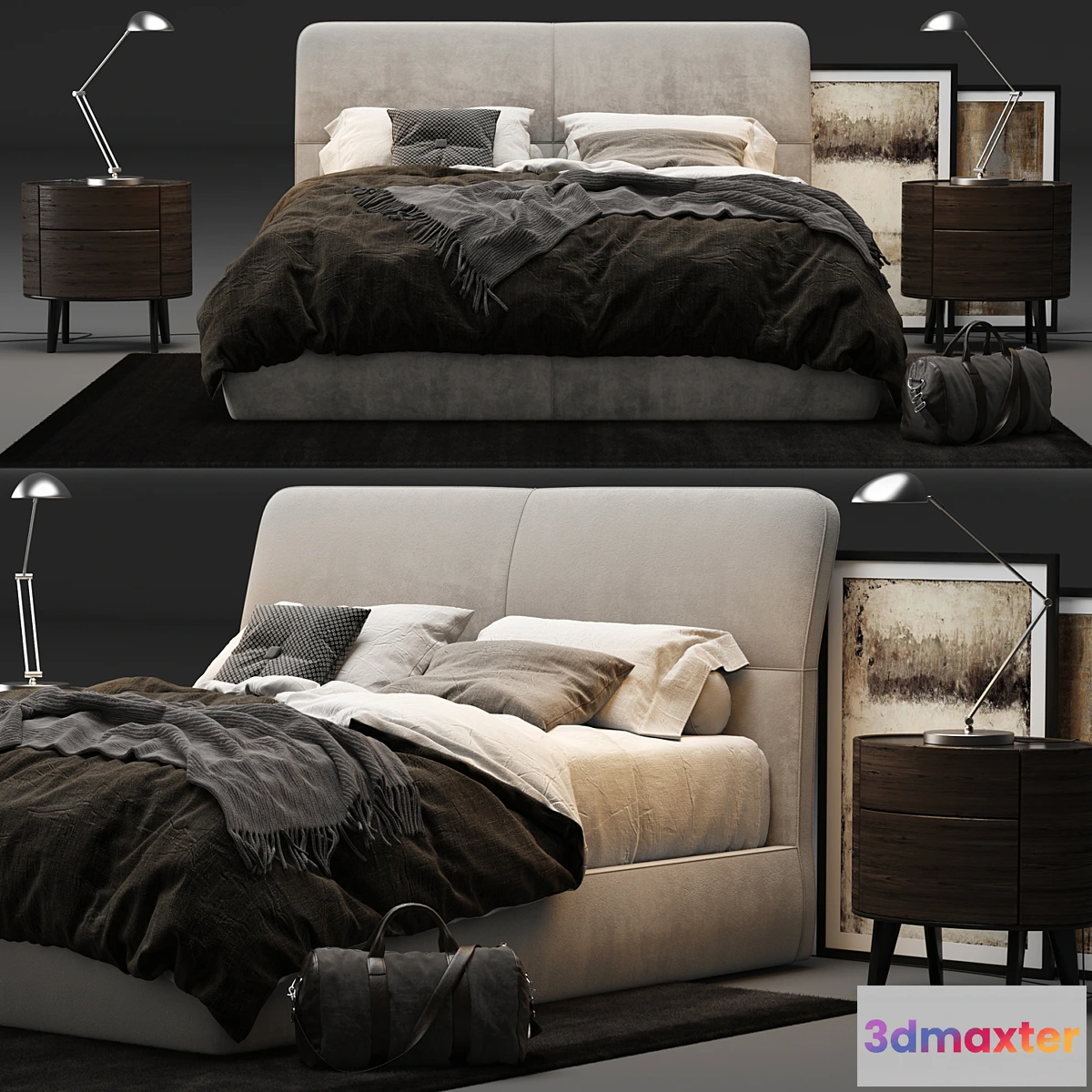 1458246 - Poliform - Laze Bed 3D Max
