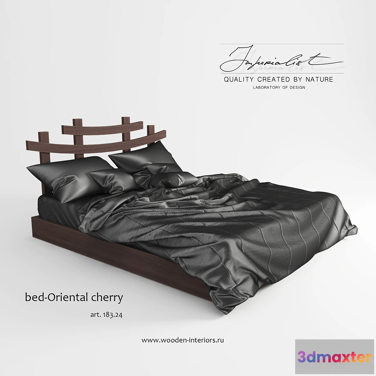 1458824 - Bed-Oriental cherry 3D Max