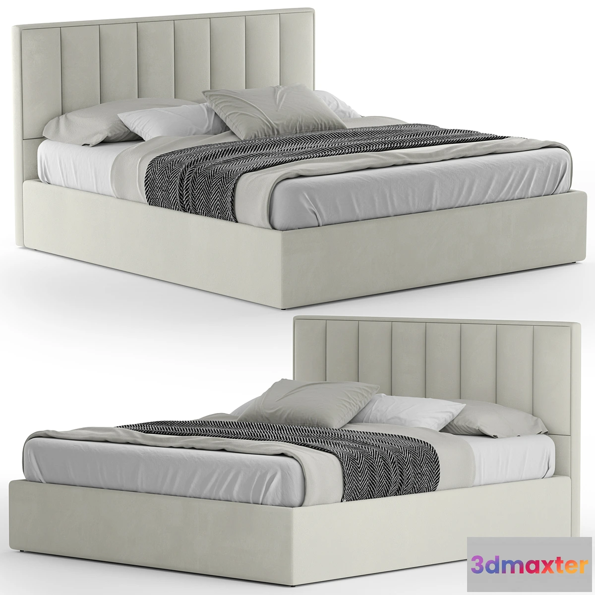 1460000 - Bed Claire Mebelroom 3D Max