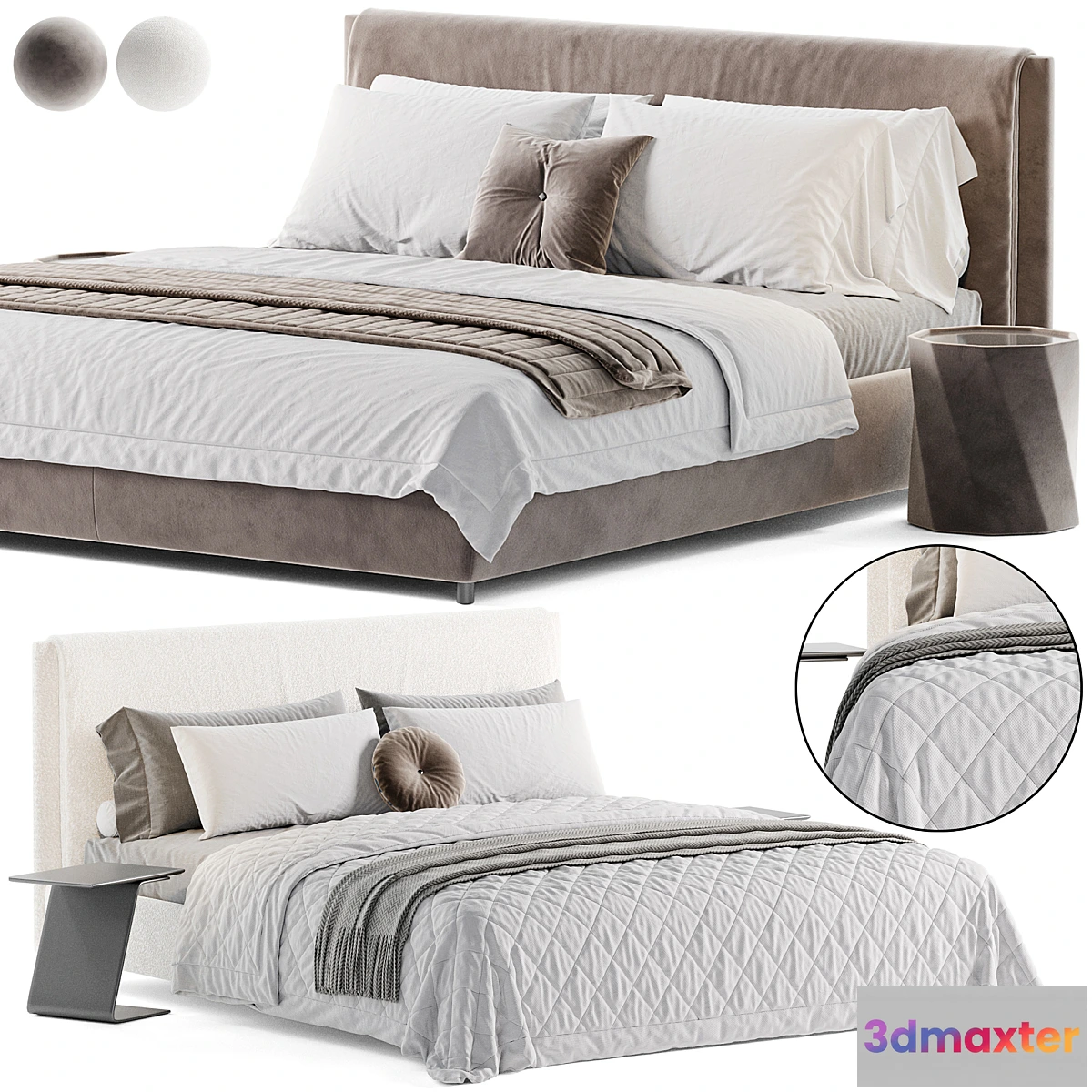 1461650 - Mononova Ren Bed 3D Max