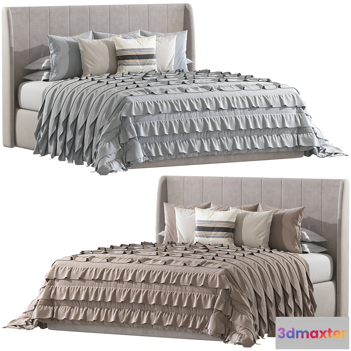 1461732 - Double bed 119 3D Max