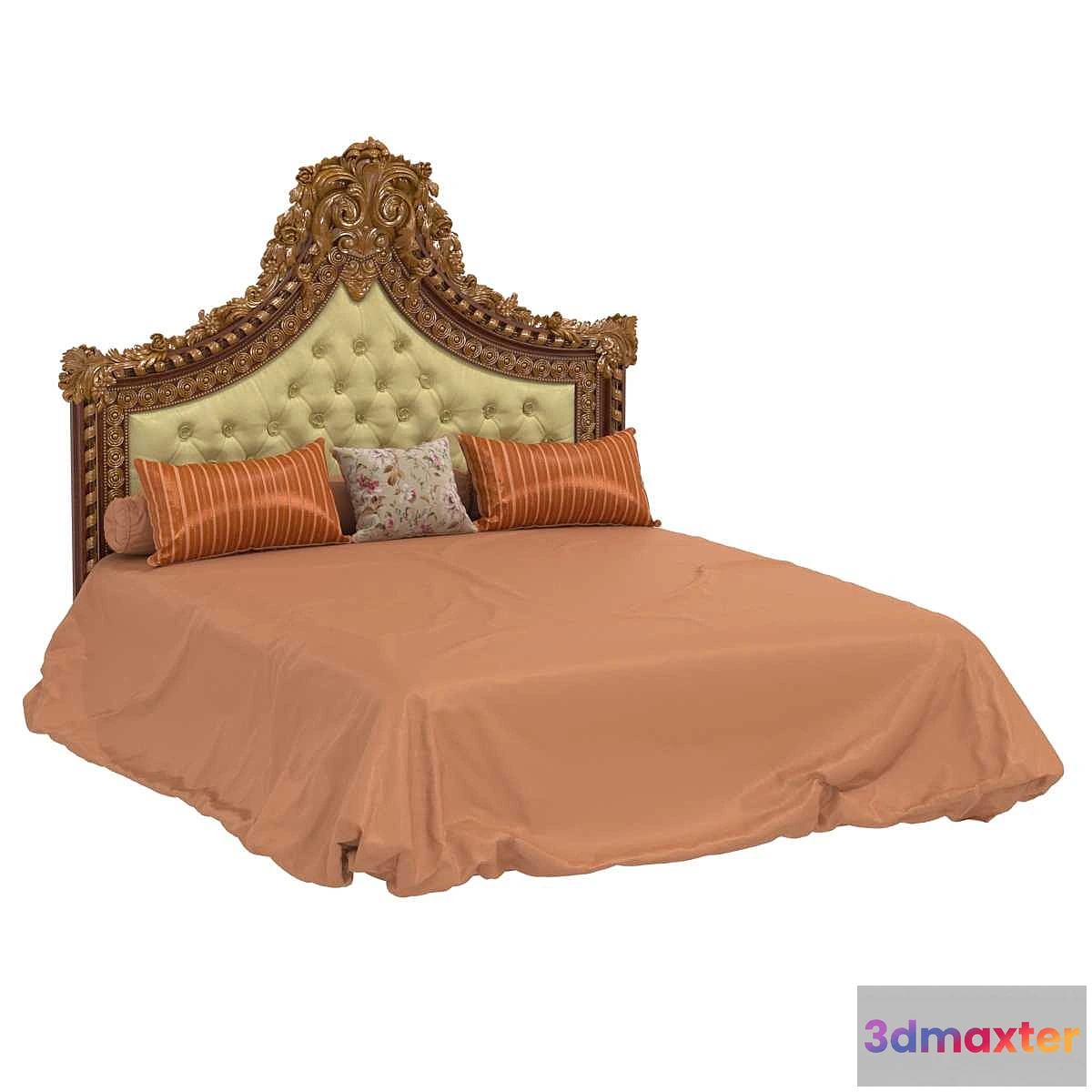 1461908 - EZIO BELLOTTI 3640 classic baroque bed 3D Max