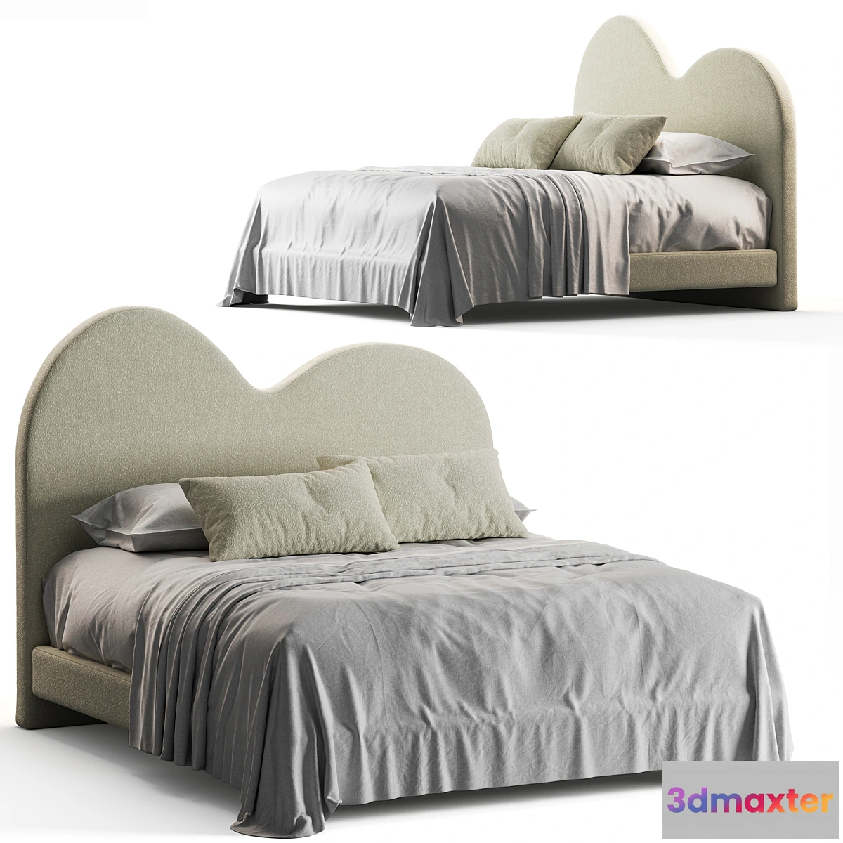 1462396 - zenn design bed 3D Max