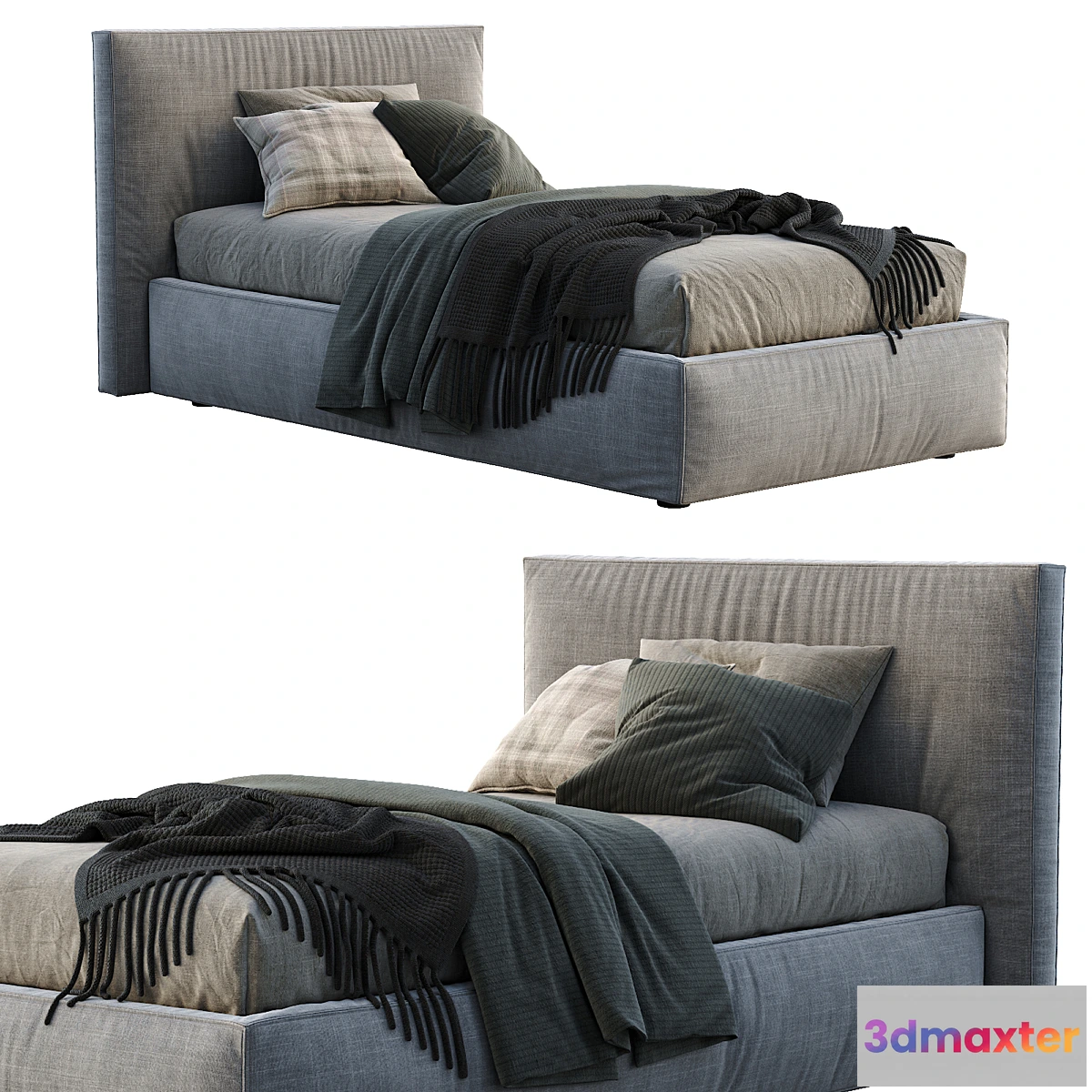 1463014 - Flexteam Single Bed MILLER 3D Max