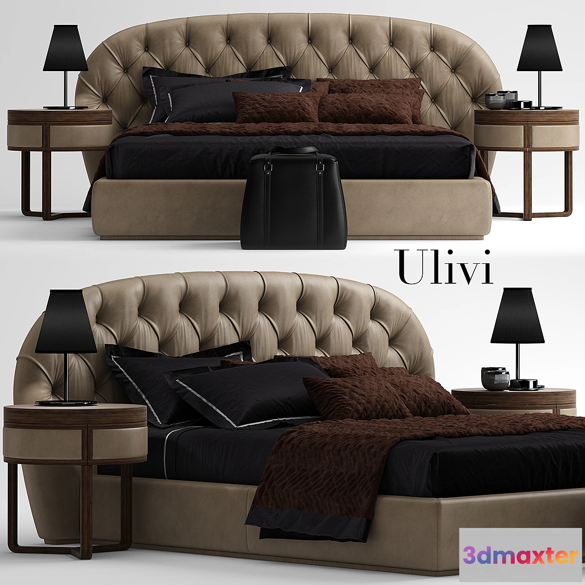 1463016 - Bed ulivi Little Milady 3D Max