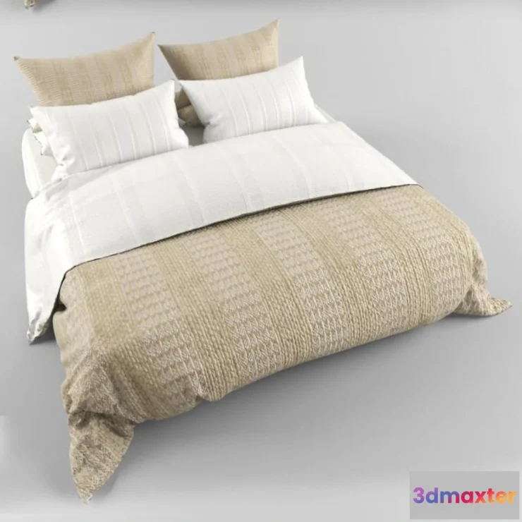 1463304 - bed linen 3D Max