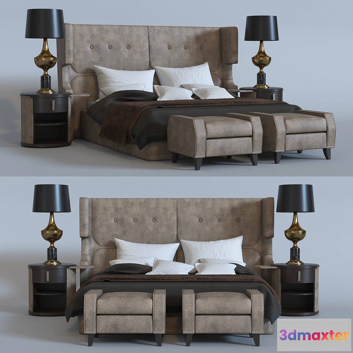 1463930 - SMANIA WILLIAM bed 3D Max
