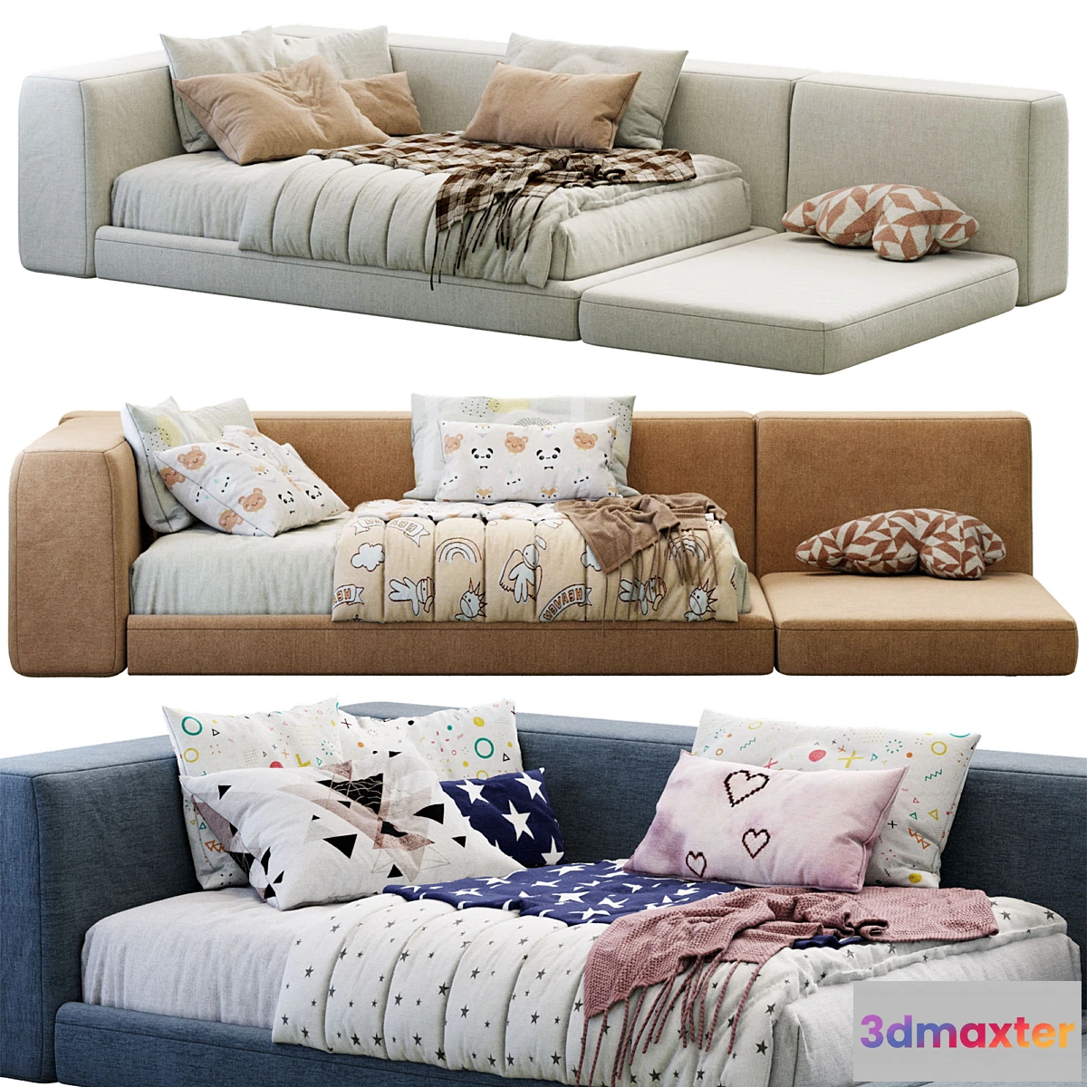 1463944 - Siena Bed Kids By Como 3D Max