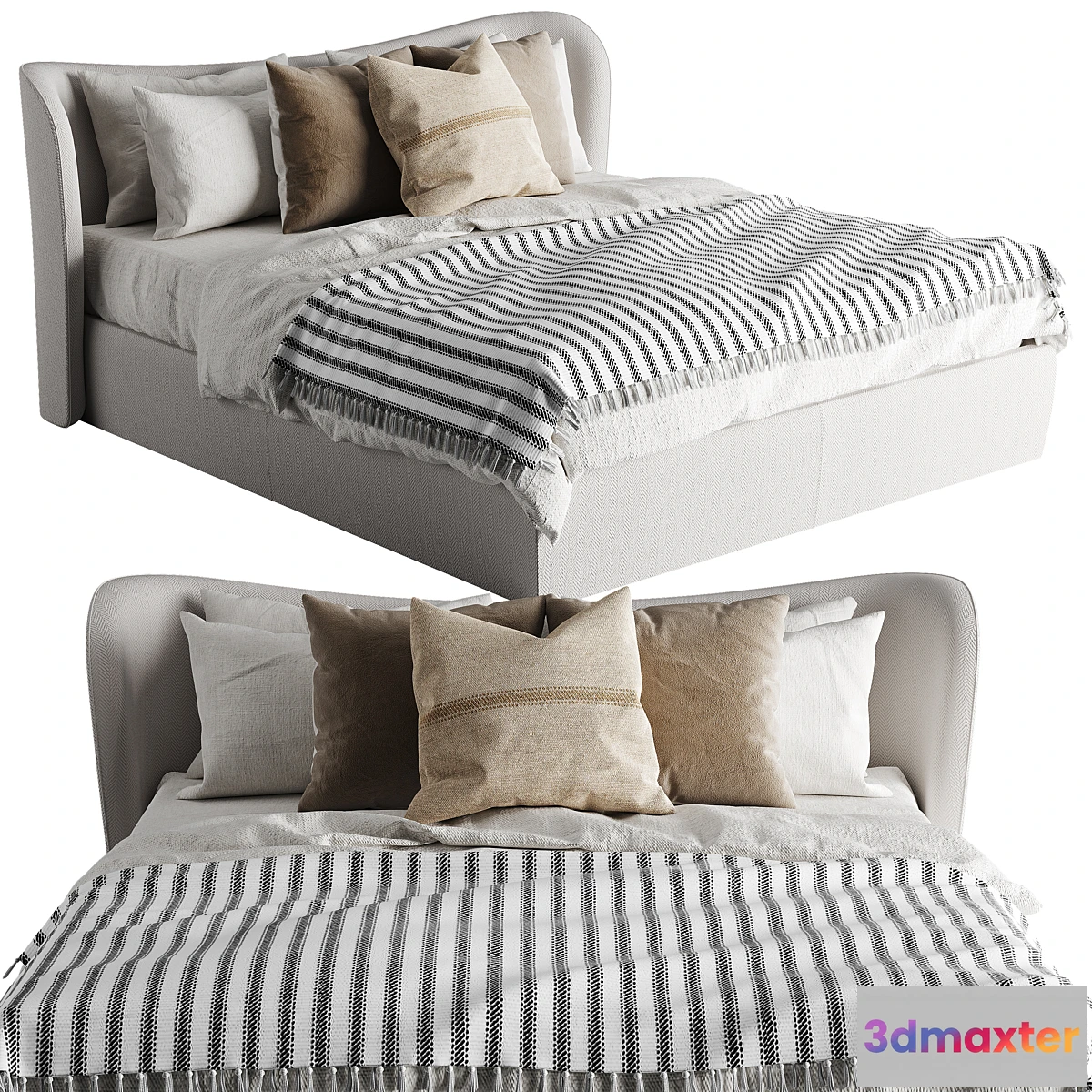 1464188 - Pianca Embrace Bed 3D Max