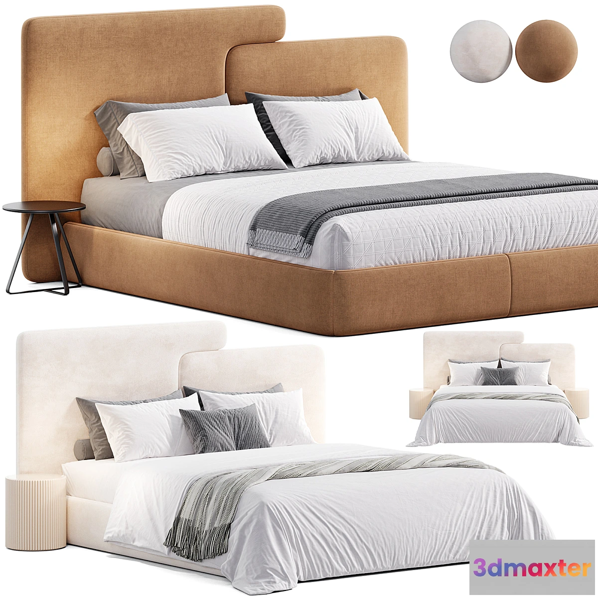 1464466 - Together bed by Lecomfort 3D Max