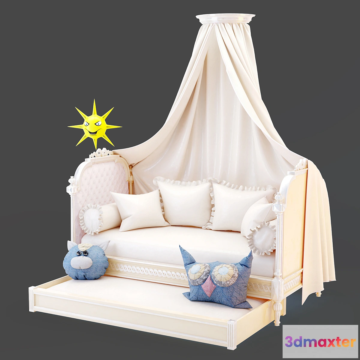 1465192 - bed_kinder2 3D Max