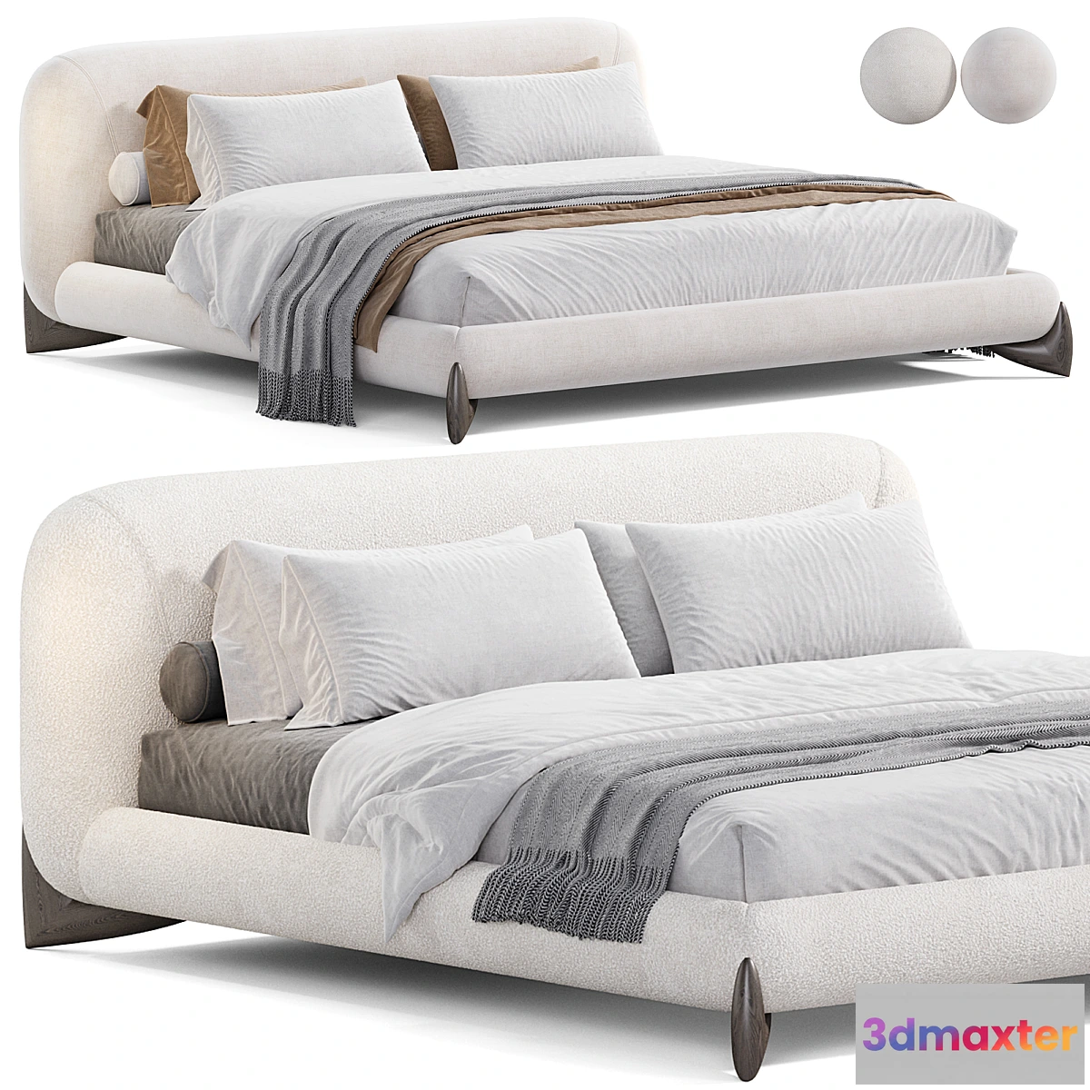 1465868 - Porada Softbay Bed 3D Max