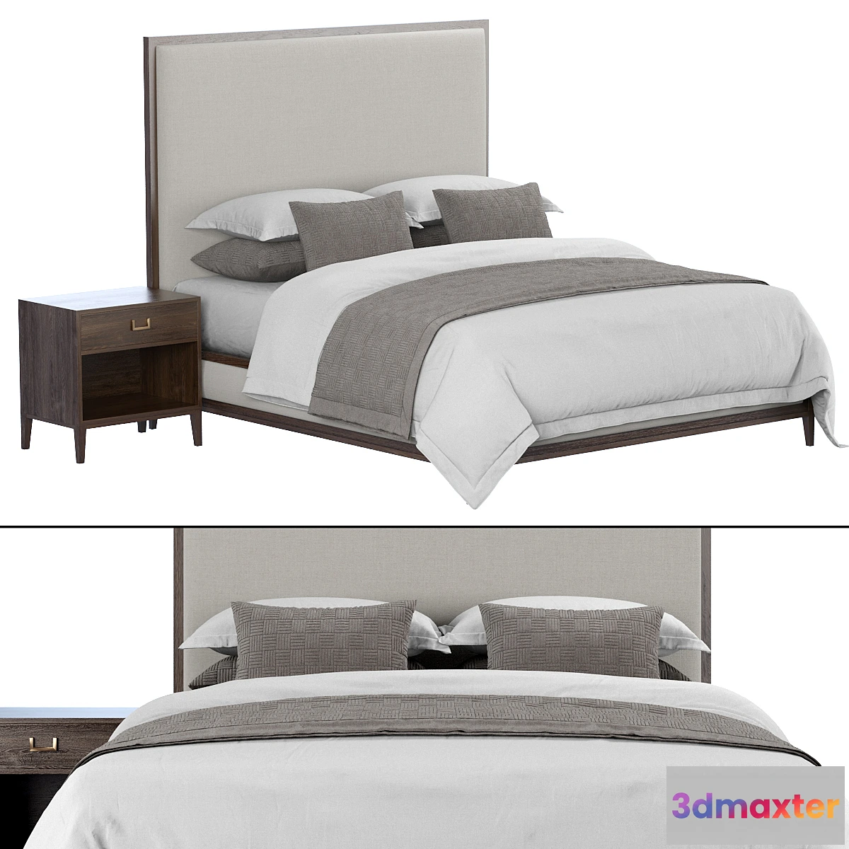 1466618 - RH Cayden bed 3D Max