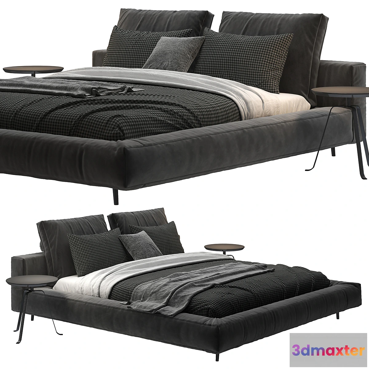 1466822 - Bonaldo letti matrimonial 3D Max