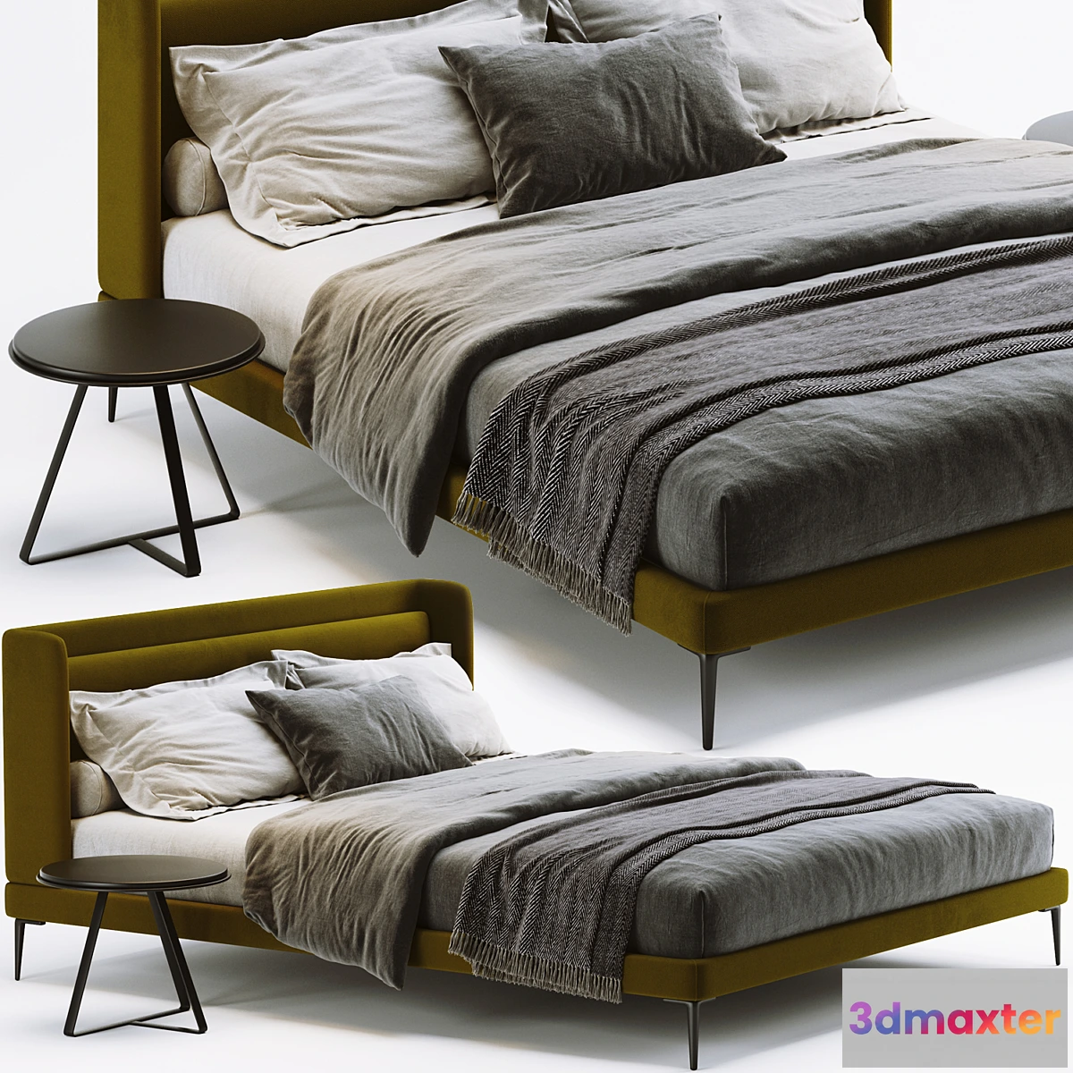 1467312 - Boconcept austin bed 3D Max