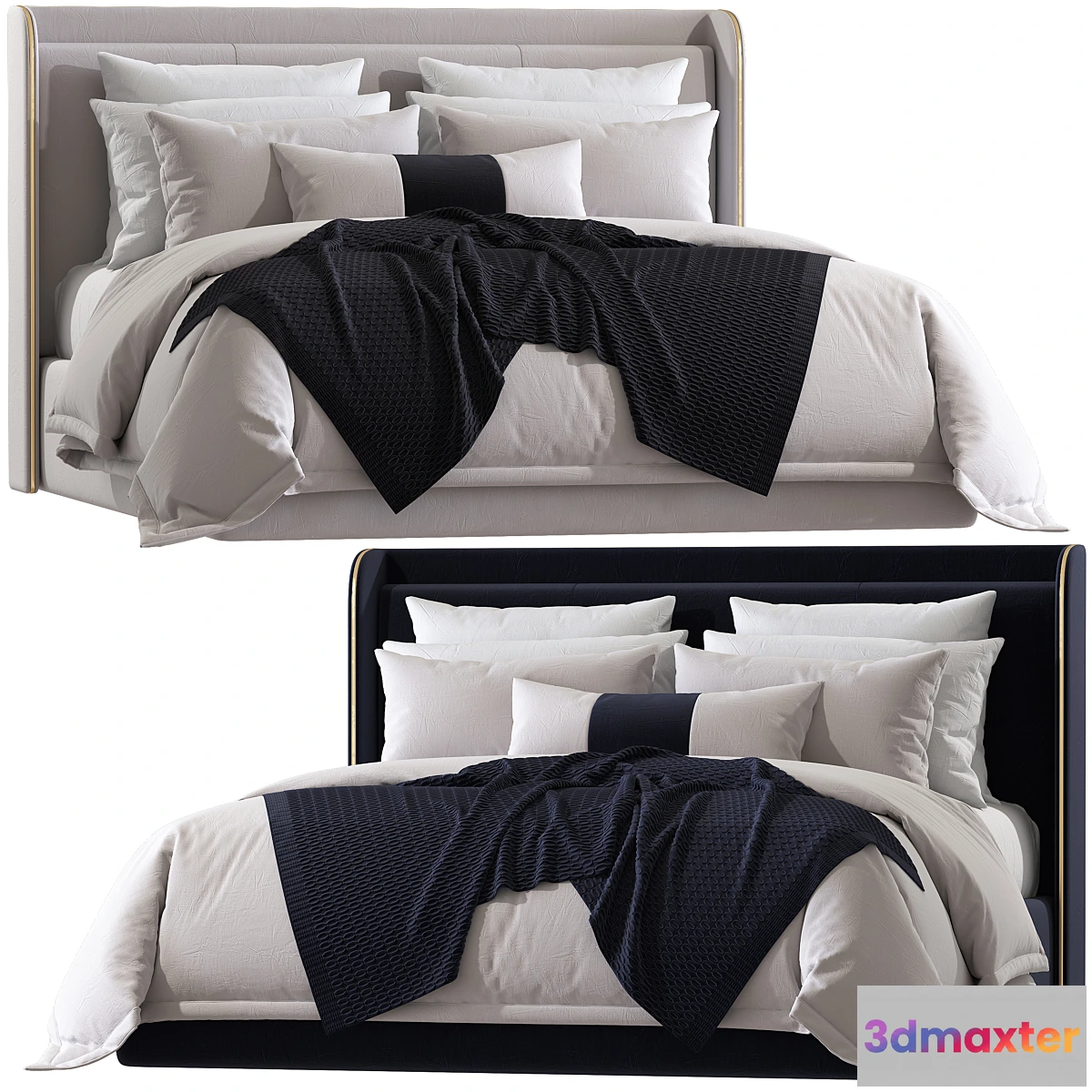 1467450 - King Bed №173 3D Max