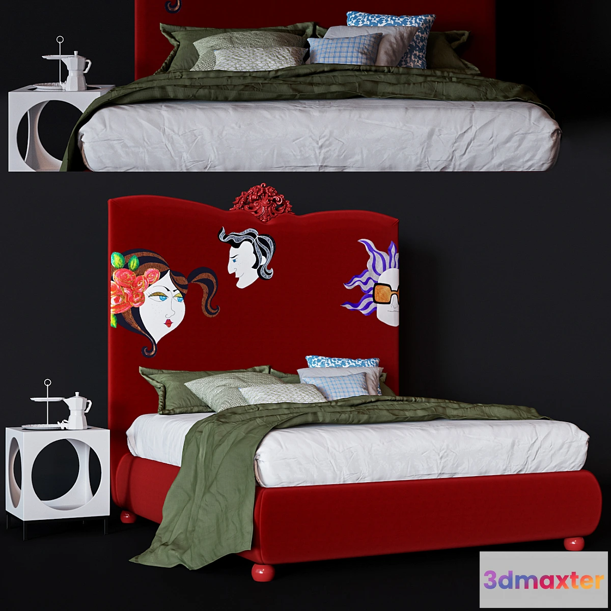 1468934 - Creazioni Samuele double bed 3D Max