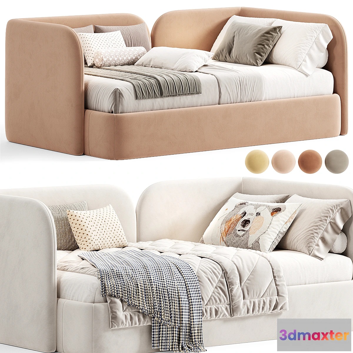 1468968 - Amaliya Kids Bed by Divan 3D Max