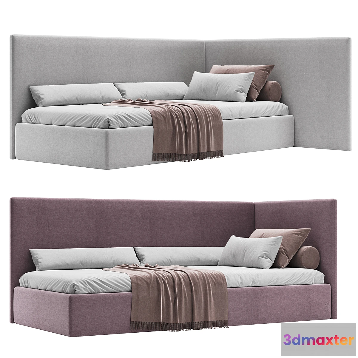 1469666 - Woodnotes Corner Bed 3D Max