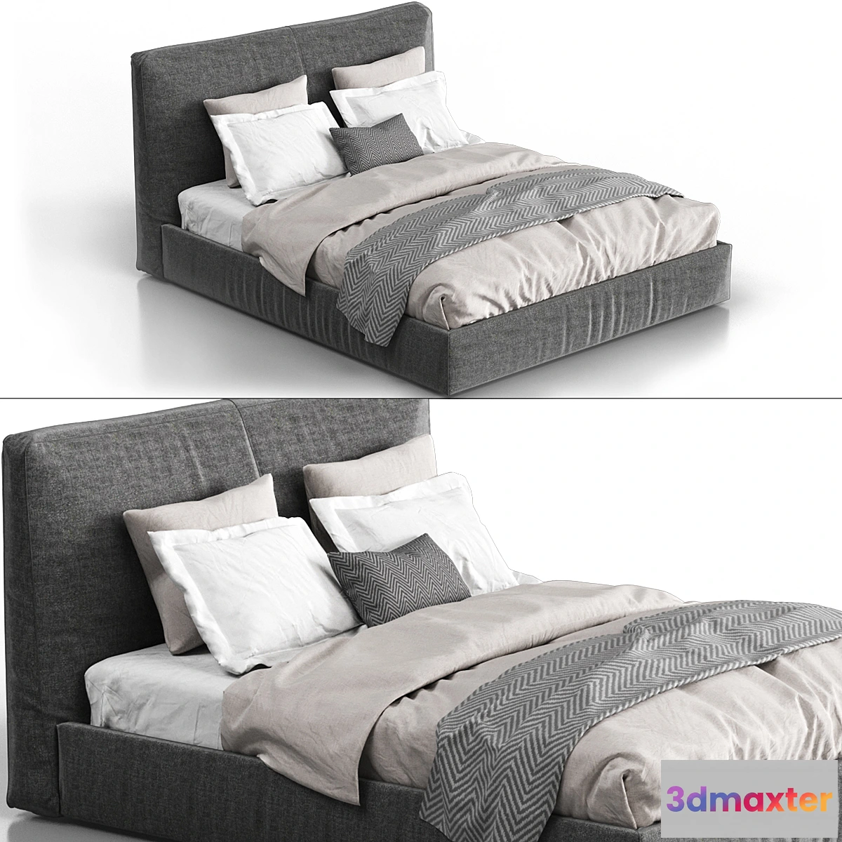 1469688 - Flou MyPlace Bed 3D Max