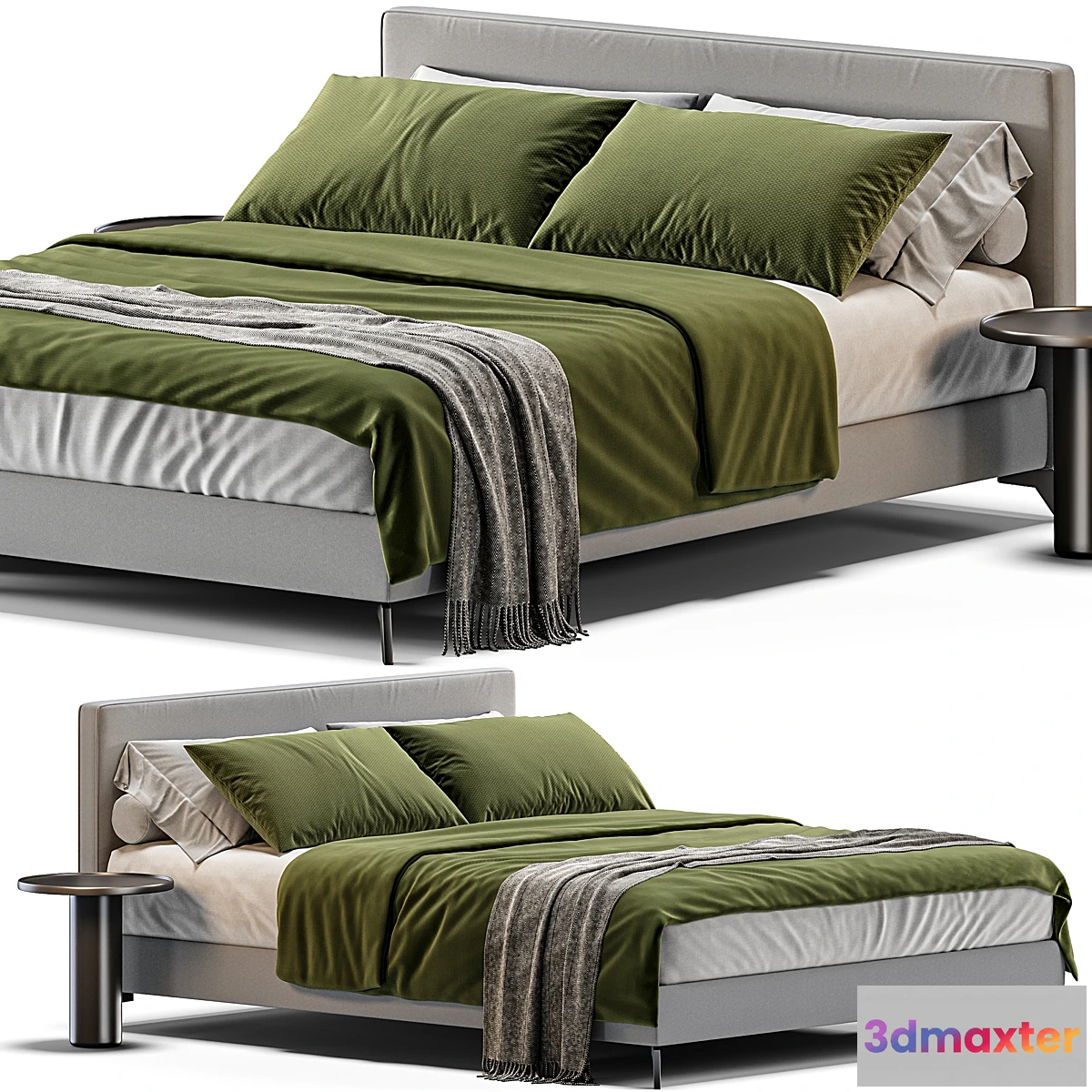 1470650 - Bed Meridiani Stone Up 3D Max