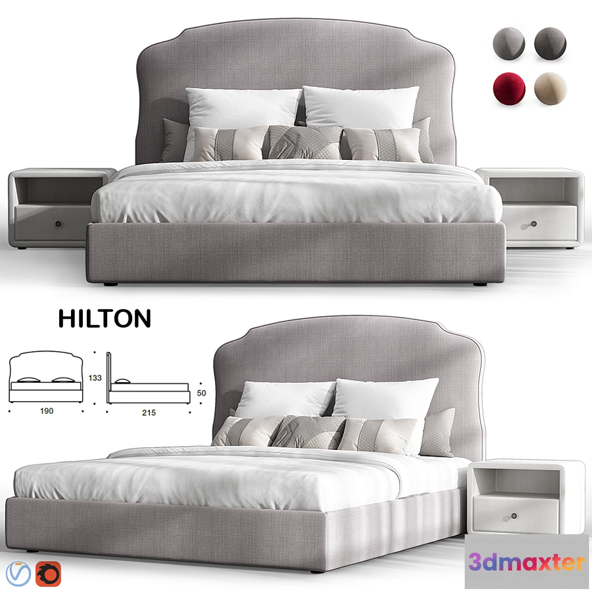 1471390 - Estetica HILTON 3D Max