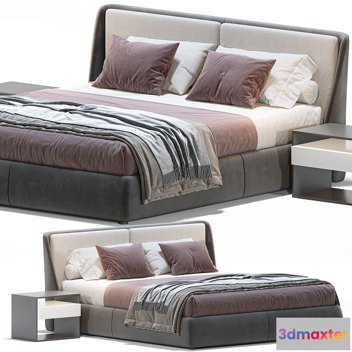 1471710 - Ditreitalia Bend Bed 3D Max