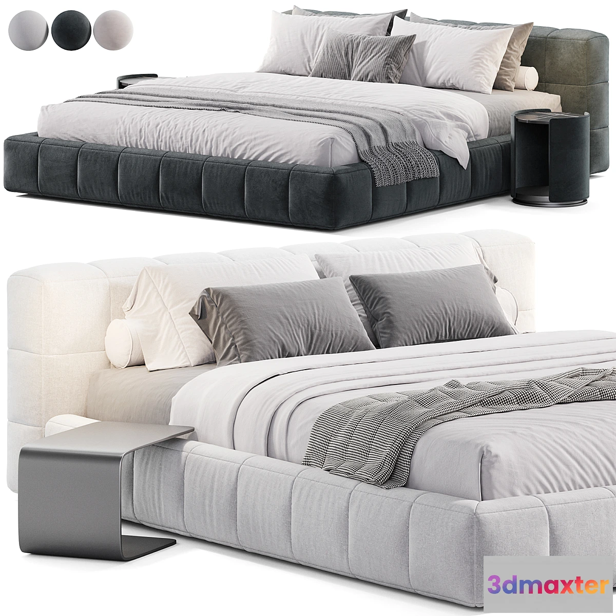 1471992 - Terence bed by Valentini 3D Max